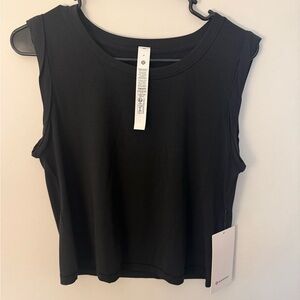 NWT Lululemon Jersey Training Rolled Cuff Tank Size 4